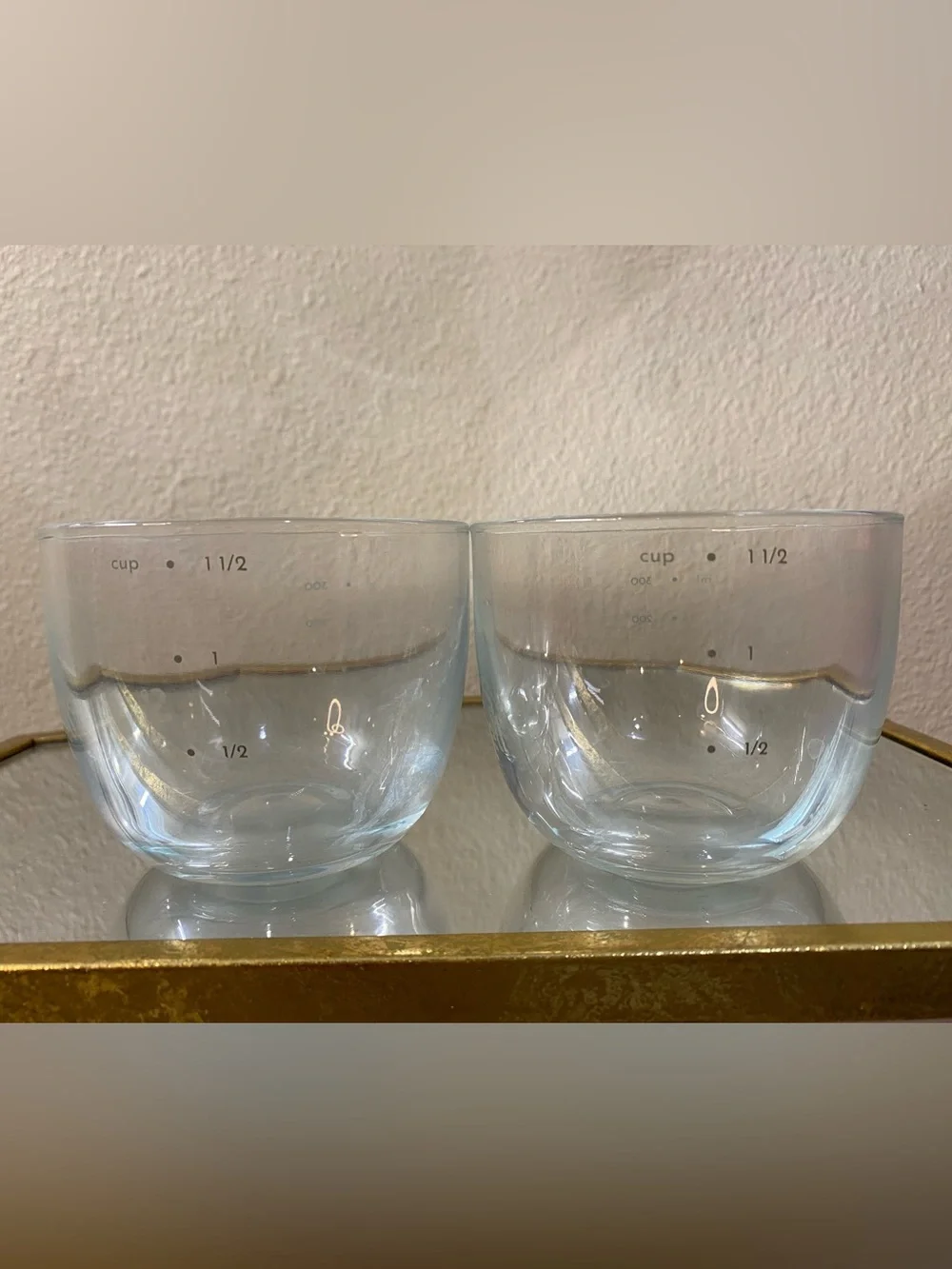 Swell Clear Glass measuring cups – Set of 2